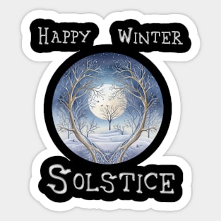 Happy Winter Solstice Sticker